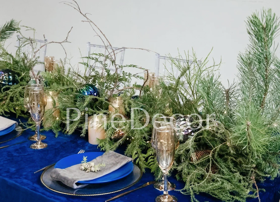 Услуги PineDecor - Оформление новогоднего стола